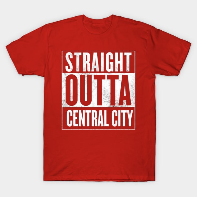 Straight Outta Central City T-Shirt by finnyproductions